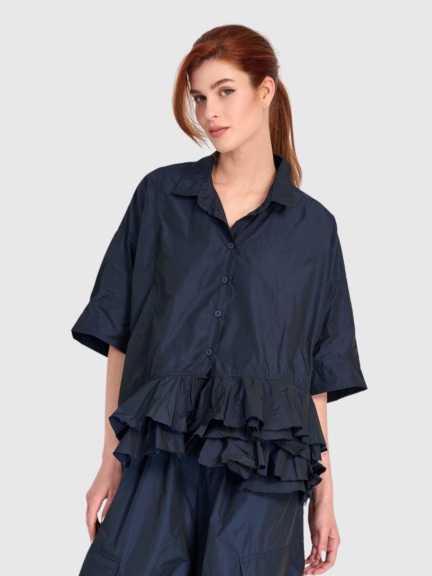 Ruffle Hem Top by Alembika