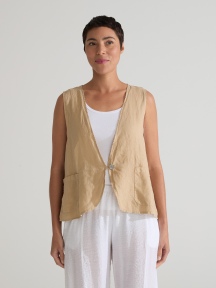 1 Button Vest by Cut Loose