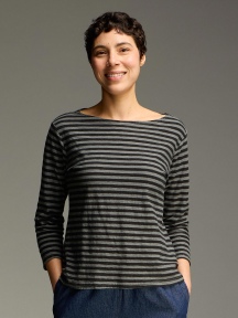3/4 Sleeve Boatneck Tee by Cut Loose