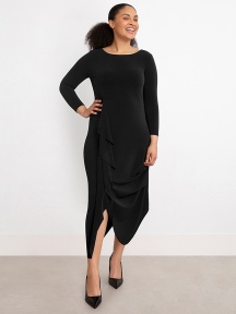 3/4 Sleeve Drama Dress by Sympli