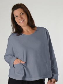 Boxy Shirt with Pockets by PacifiCotton