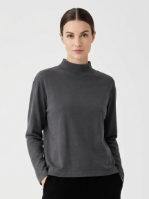 Crop Mock Shirt by PacifiCotton