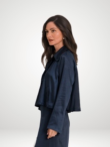 Cropped Swing Jacket by Planet by Lauren G