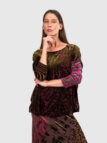 Cut Velvet Top by Alembika