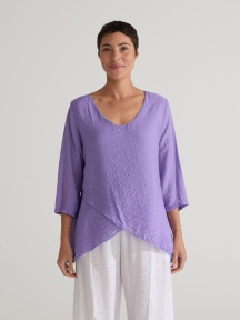 Double Layer V-Neck by Cut Loose