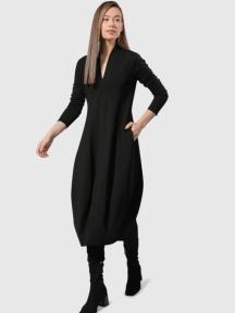 Essential Pockets Cocoon Dress by Alembika