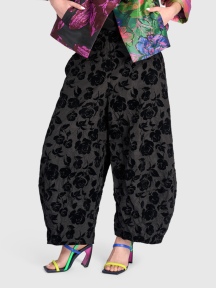 Floral Velvet Pant by Alembika