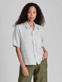 Gingham Cherished Shirt by Flax
