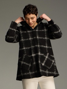 Hooded Swing Jacket by Cut Loose