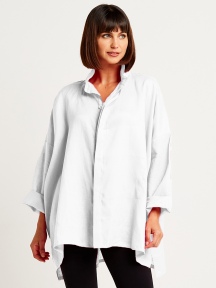 Linen Signature Shirt by Planet by Lauren G