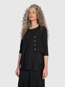 Matte Jersey Crop Cardigan by Alembika