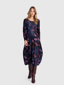 Midnight Dot Dress by Alembika