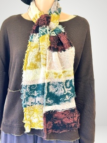 Mosaic Wool Scarf by Butapana