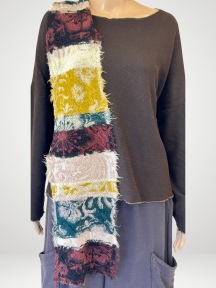 Mosaic Wool Scarf by Butapana