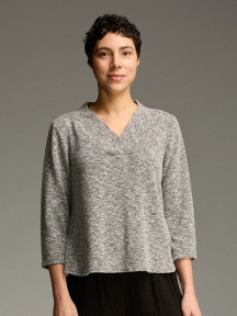 Shawl Collar Top by Cut Loose