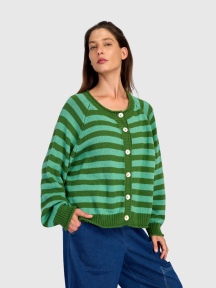 Striped Cardigan by Alembika