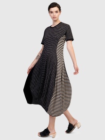 Striped Cocoon Dress