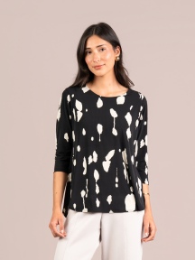 T Relax 3/4 Sleeve Print by Sympli