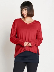 V-Neck Crop Sweater by Planet by Lauren G