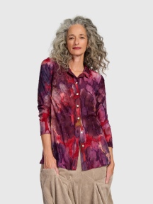 Watercolor Bloom Shirt by Alembika