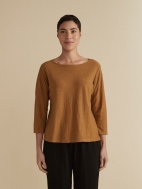 3/4 Sleeve Boatneck Tee by Cut Loose