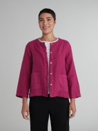 3/4 Sleeve Cropped Jacket by Cut Loose