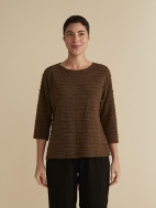 3/4 Slv Boatneck Top by Cut Loose