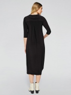 Angle Seam Pleat Hem Dress by Sympli