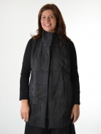 Circle Quilt Long Vest by Mycra Pac