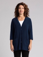 Classic Button Cardigan by Sympli