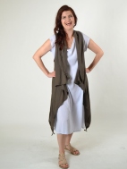 Cotton Gauze Eve Vest by Bryn Walker