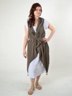 Cotton Gauze Eve Vest by Bryn Walker