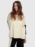 Cream Paneled Top by Alembika