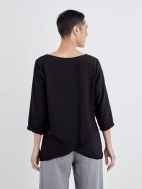 Double Layer V-Neck by Cut Loose