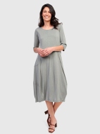 Essential Crew Cocoon Dress by Alembika