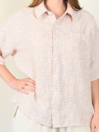 Gingham Cherished Shirt by Flax