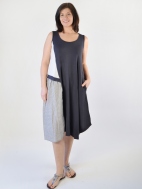 Gunmetal Mix Dress by Alembika