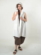 Heavy Linen Morgen Vest by Bryn Walker