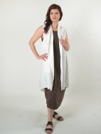 Heavy Linen Morgen Vest by Bryn Walker