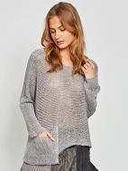 Knit Mesh Pullover by Alembika at Hello Boutique