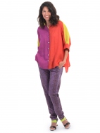 Linen Color Block Shirt by Alembika