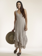 Linen Gauze Bias Dress by Luna Luz