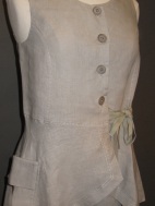 Linen Vest by Crea Concept