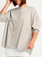 Metallic Dot Dot Dot Boxy T by Planet