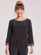 Mix Party Peplum Top by Sympli