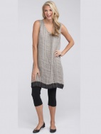 Reversible Banded Tunic by Flax