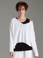 Ribbed Back Vneck by Planet by Lauren G