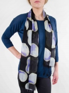 Silk Mesh Bubbles Scarf by Donyale