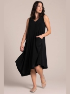 Sleeveless Slant Pocket Dress by Sympli