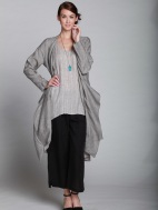 Stripe Long Layering Tunic by Chalet et ceci